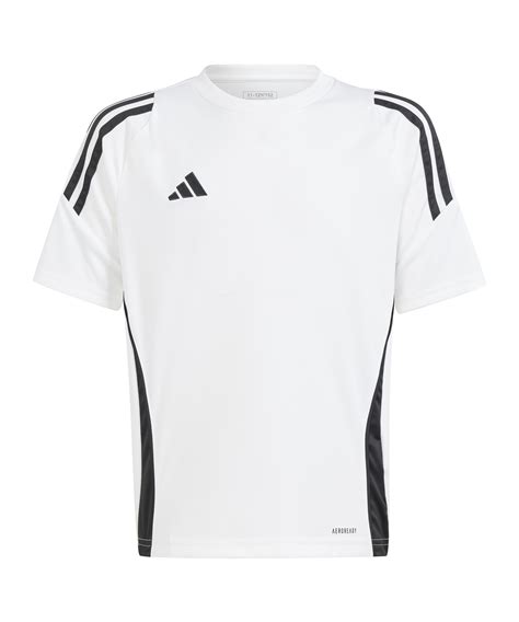 adidas Tiro 24 Trikot Kids Weiss Schwarz 